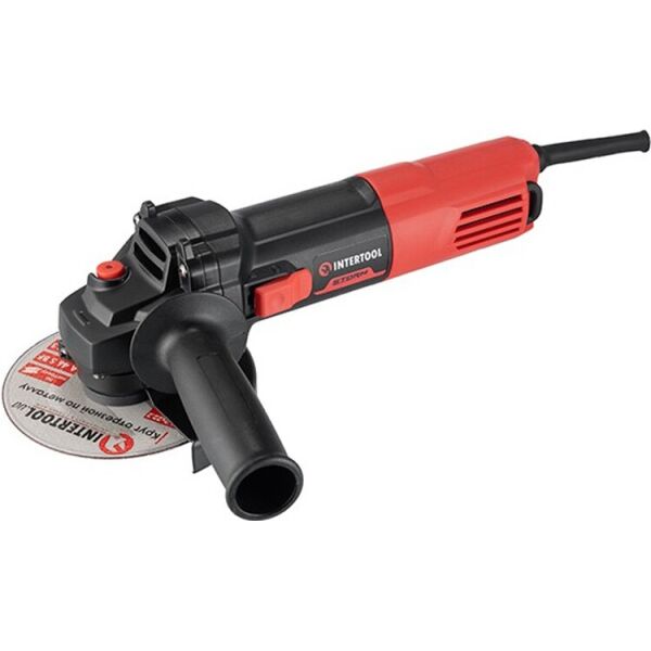 

Шлифмашина угловая, 800Вт, 125мм, 11000 об.INTERTOOL WT-0218