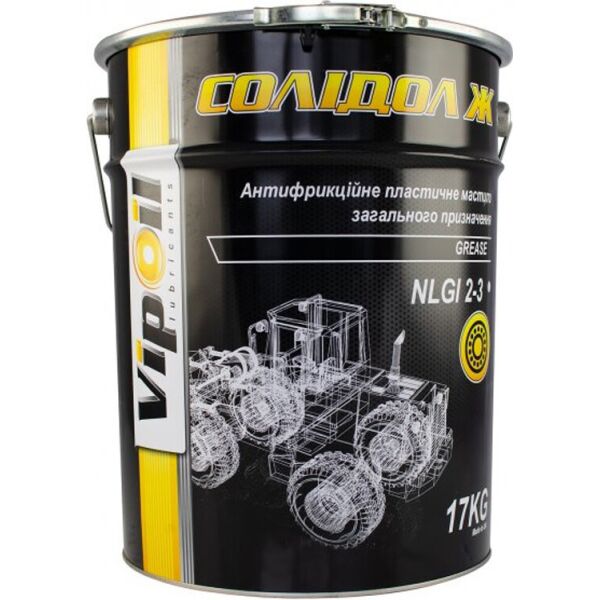 

Солидол Ж металл черная VipOil 17кг (0162873)