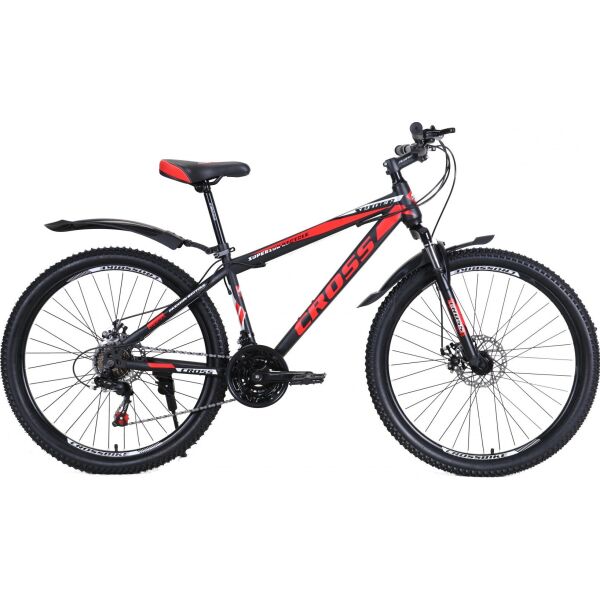 

Велосипед CrossBike 26" Spider 2021 Рама-15" black-red(26CWS-003354)