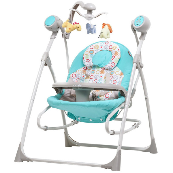 

Шезлонг-качалка Carrello Nanny CRL-0005 Green Dino