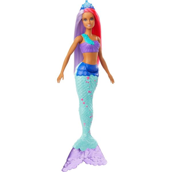 

Кукла Barbie Русалка с Дримтопии с сиренево красными волосами (GJK09)