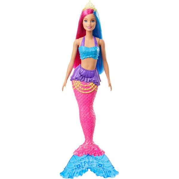 

Кукла-русалка Barbie Дримтопия с красно-синими волосами (GJK08)