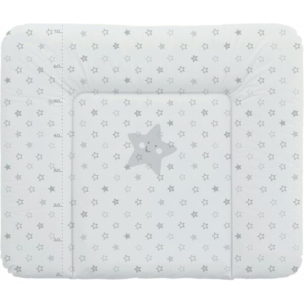 

Пеленальный матрас Cebababy 85x72 Basic line W-134-066-260, Stars grey, серый (17744)