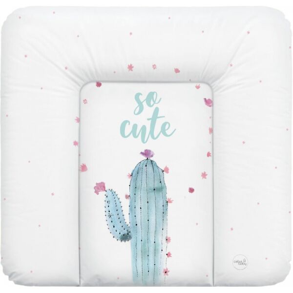 

Пеленальний матрац Cebababy 75x72 Watercolor World W-144-123-650, Cactus, белый (17448)