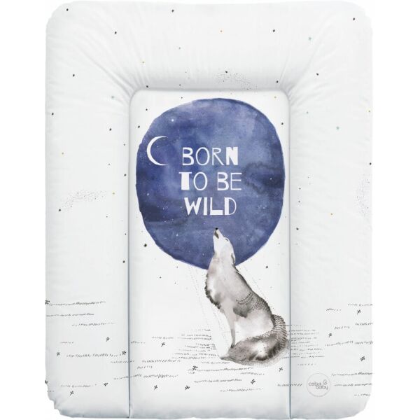 

Пеленальний матрац Cebababy 50x70 Watercolor World W-143-123-649, Born to be wild, белый (17440)