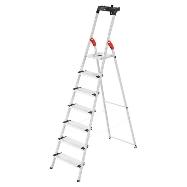 

Стремянка Hailo алюминиевая, 7 ступенек, L80. 8040707