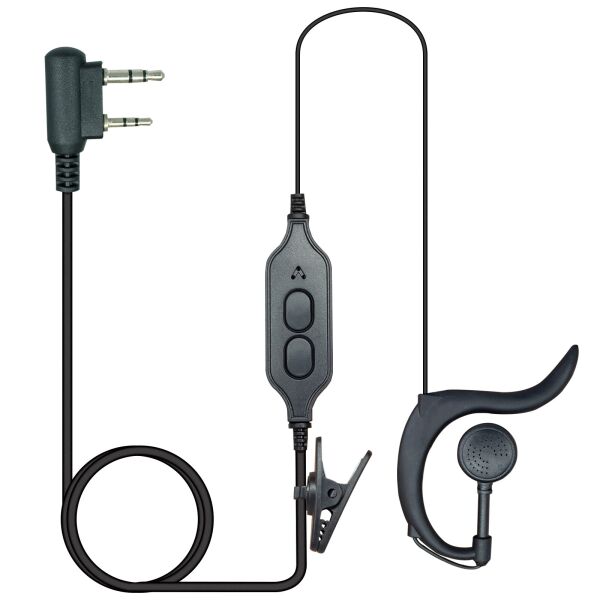 

Гарнитура с двойной кнопкой PTT Mirkit для раций Baofeng/Kenwood с разъёмом Kenwood 2-Pin