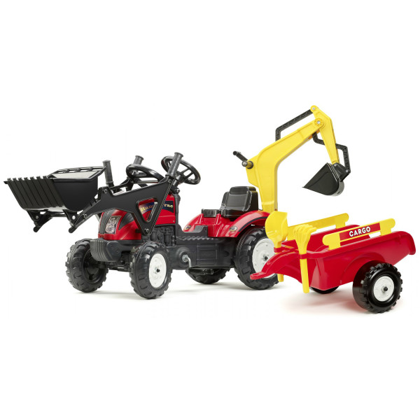 

Детский трактор Falk 2051CN Ranch на педалях Красный