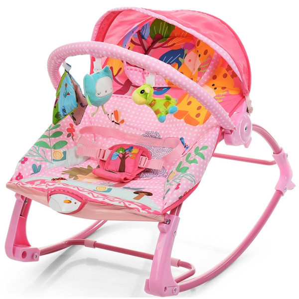 

Шезлонг-качалка Bambi PK-306-8 Pink (PK-306)