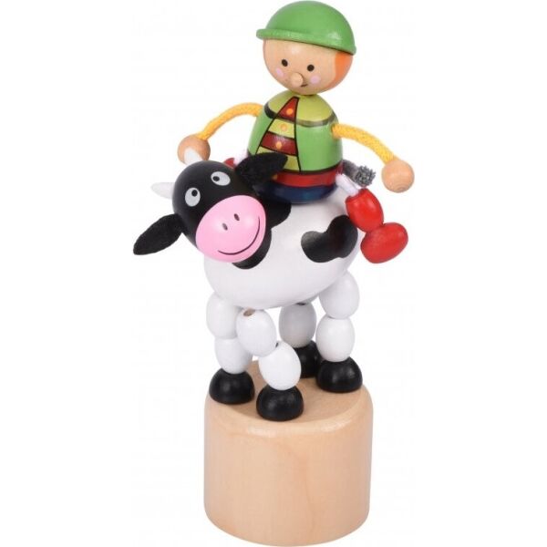 

Игрушка goki нажми и тряси Коровка (53932G-3)
