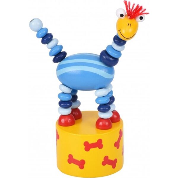 Игрушка goki нажми и тряси Динозавр синий (53948G-1)