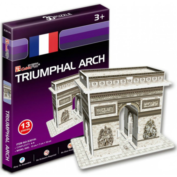 

Конструктор 3D пазл Cubic Fun Триумфальная Арка (S3014h)