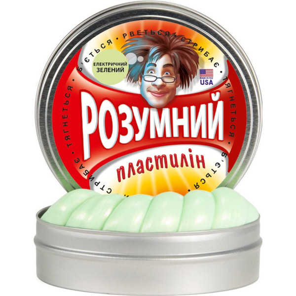 

Набор для лепки Thinking Putty Умный пластилин Электрический зеленый (ti14003)