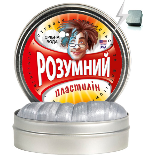 

Набор для лепки Thinking Putty Умный пластилин Серебряная вода (ti16002)