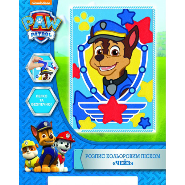 

Роспись цветным песком Перо Paw Patrol Чейз (120413) (4820171712542)