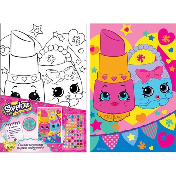 

Рисуем по холсту Перо Shopkins Яркие подружки (119818) (4820171710890)