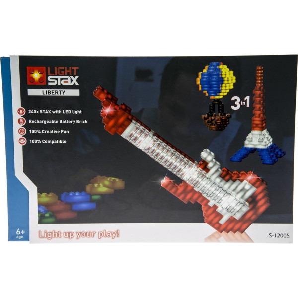 

Конструктор Light Stax с LED подсветкой Liberty 240 эл. (LS-S12005)