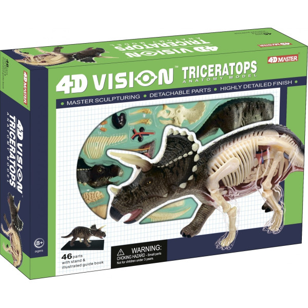 

Исследование 4D Master Трицератопс Анатомия животных (26093)