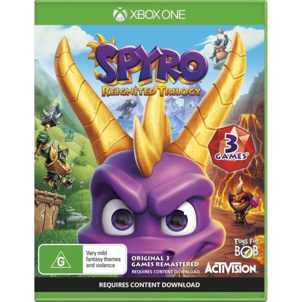 

Диск с игрой для Xbox One Spyro Reignited Trilogy (английская версия)