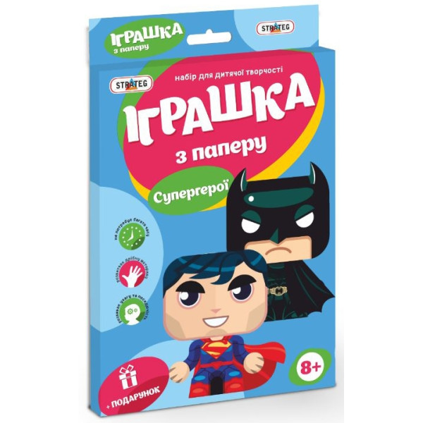 

Набор для творчества Strateg Объемные фигуры Супергерои (202-4)