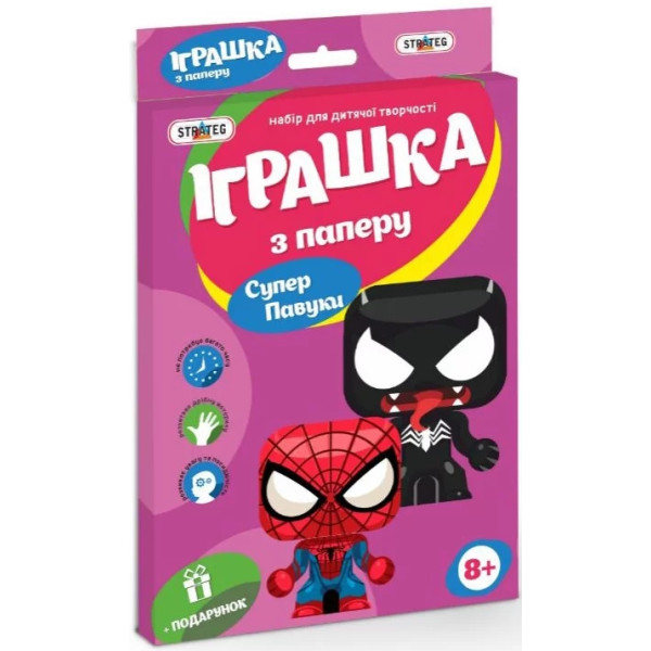 

Набор для творчества Strateg Объемные фигуры Супер Пауки (202-14)