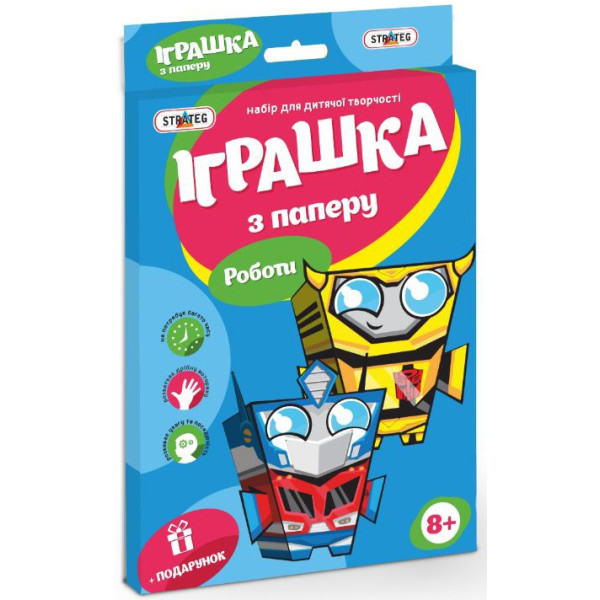 

Набор для творчества Strateg Объемные фигуры Роботы (202-10)