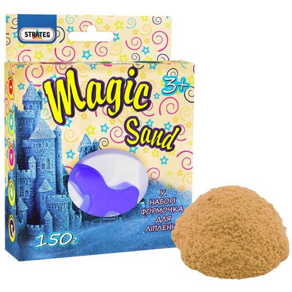 

Кинетический песок Strateg Magic Sand 150 г Классический (39301)