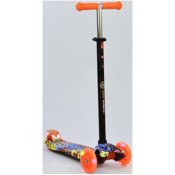 

Самокат Best Scooter MAXI Graffiti А 24644/779-1389 Black/Orange (779-1389)