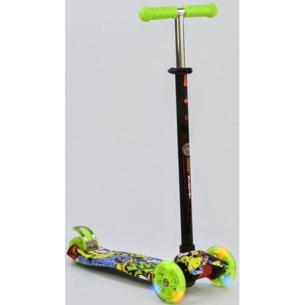 

Самокат Best Scooter MAXI Graffiti А 24649/779-1393 Black/Green (779-1393)