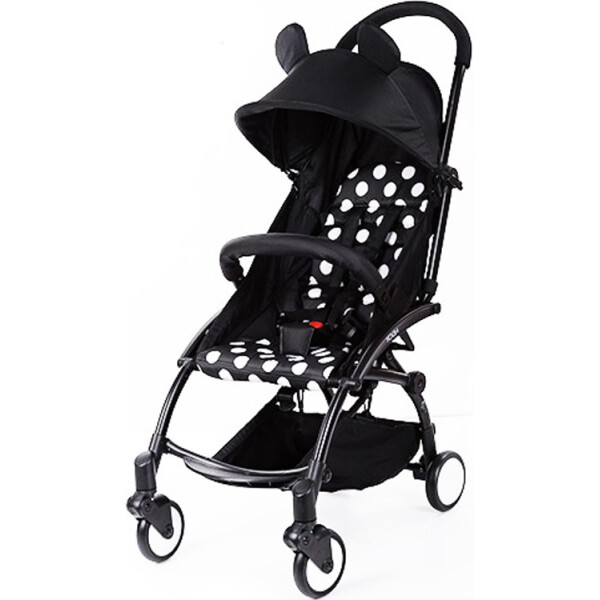 

Детская коляска прогулочная YOGA M 3548-2-2 Black White (M 3548)