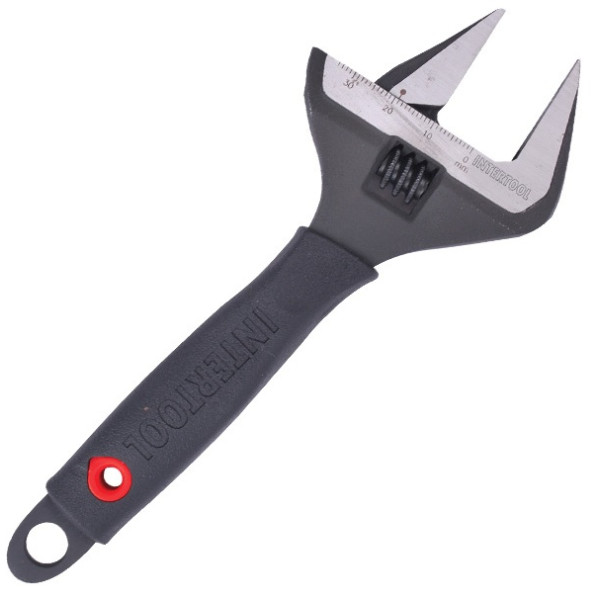 

Ключ разводной 200 мм, INTERTOOL XT-0045