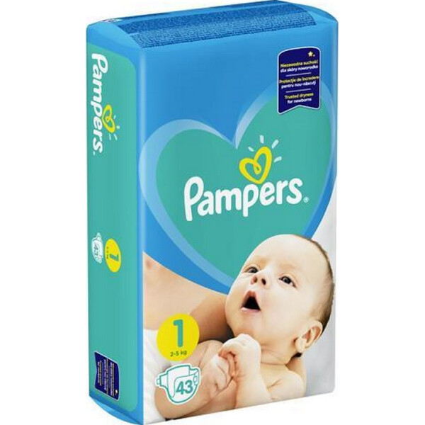 

Подгузники Pampers Active Baby 1 (2-5 кг), 43шт