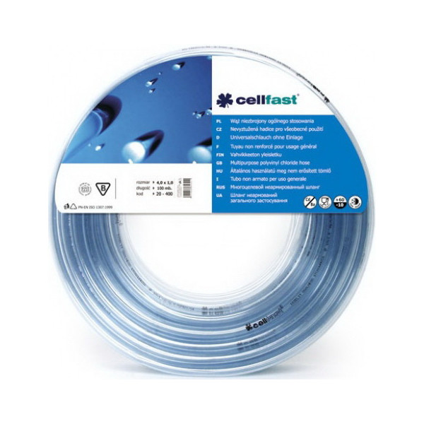 

Шланг многоцелевой Cellfast неармированный 12,5x2,0 мм 50 м (20-405)