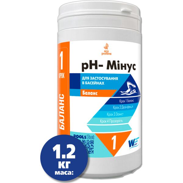 

Средство для коррекции уровня pH Water World Window рН (минус) в гранулах 1.2кг