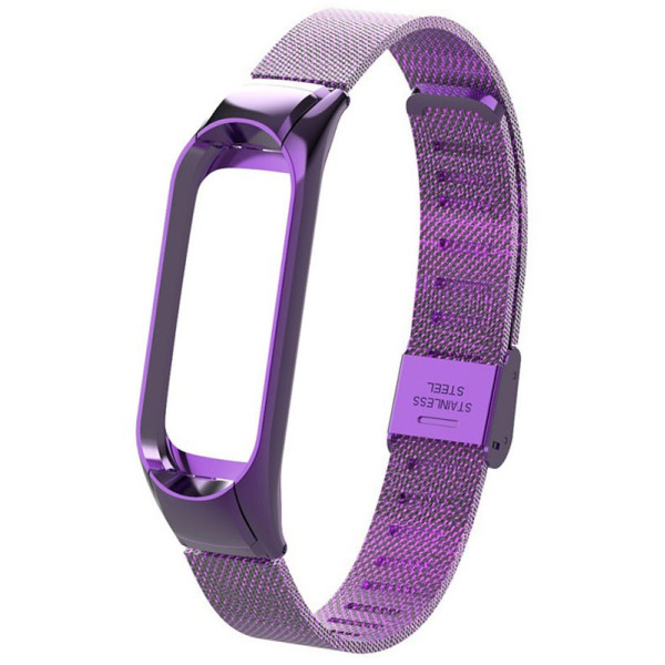 

Ремешок UWatch Metal Mesh Band For Mi Band 3 Purple