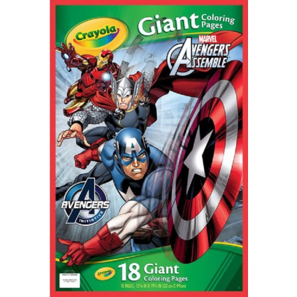 

Большая книга раскрасок Crayola Giant Мстители (04-0196)