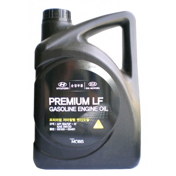 

Моторное масло OE Hyundai Premium LF 5W-20, 4л (0510000451)
