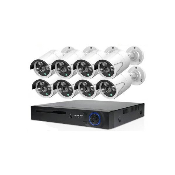 Акція на Комплект видеонаблюдения Ukc Full HD Kit на 8 камер и регистратор від Allo UA