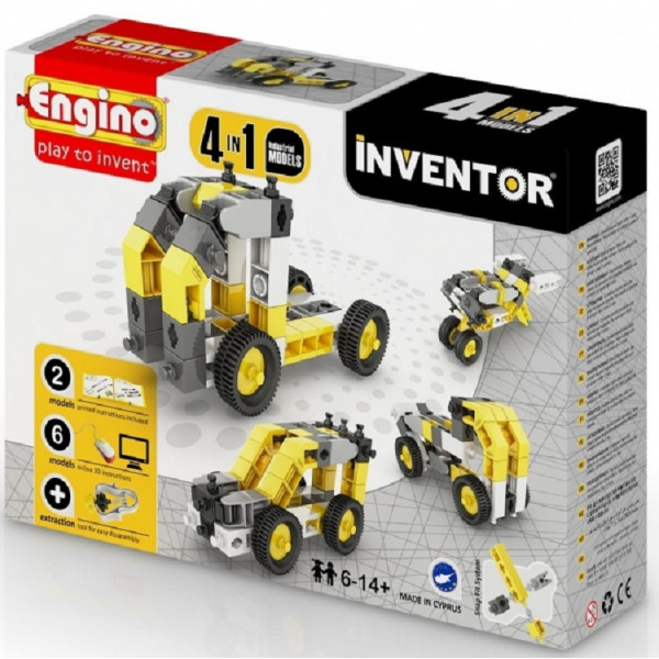 

Конструктор Engino Inventor 4 в 1 Строительная техника (0434)