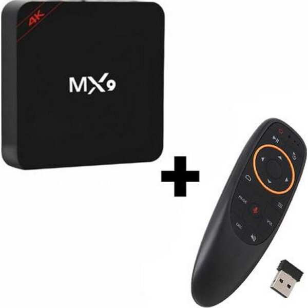 

Smart Tv Box Noisy Mx9 1 Gb + 8 Gb Black + пульт аэро-мышь G10