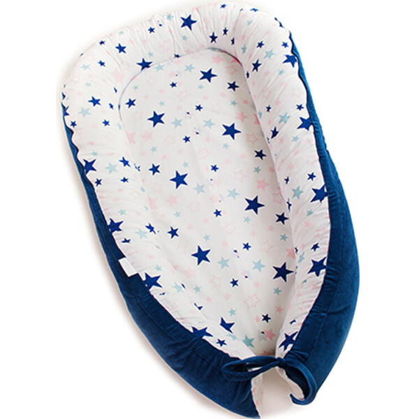 

Подушка - кокон-позиционер Twins Velvet 9064-TV-09, dark blue