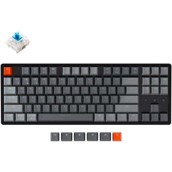 

Клавиатура Keychron K8 Aluminum Frame Gateron RGB Blue K8C2_KEYCHRON