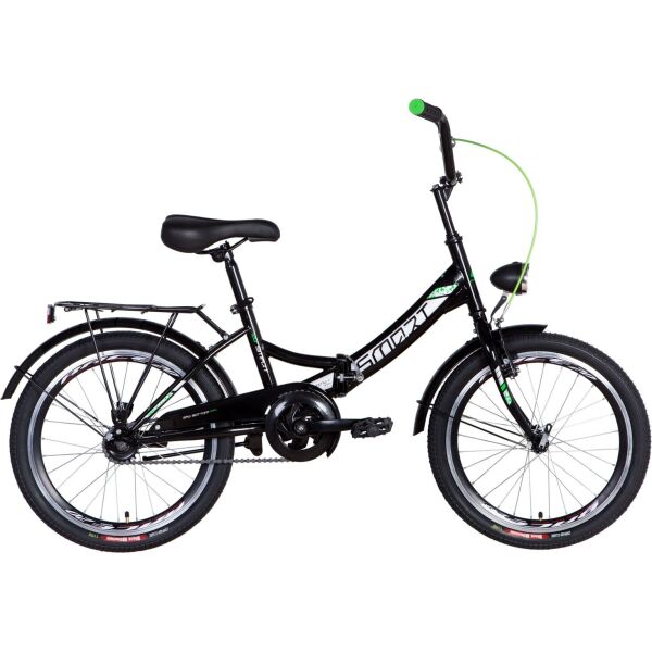 

Велосипед 20" Formula SMART черно-зеленый с фонарём 2021 (OPS-FR-20-065)