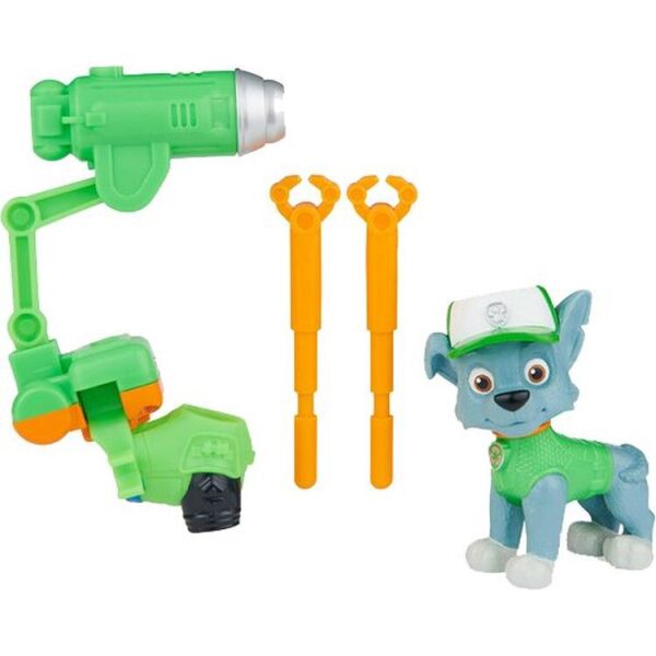 

Коллекционная фигурка Spin Master Paw Patrol Щенячий патруль в кино: щенок Рокки с механической функцией (SM16655/8913)