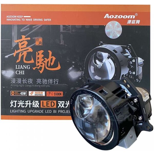 

Светодиодные линзы Bi-LED Aozoom A3 Pro Eagle Eye 3.0 5500k 4600lm 65w 12v