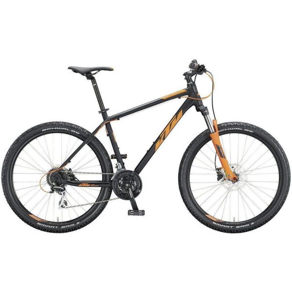 

Велосипед горный KTM Chicago Disc 27", рама M, 2020 (20156108) - черно-оранжевый
