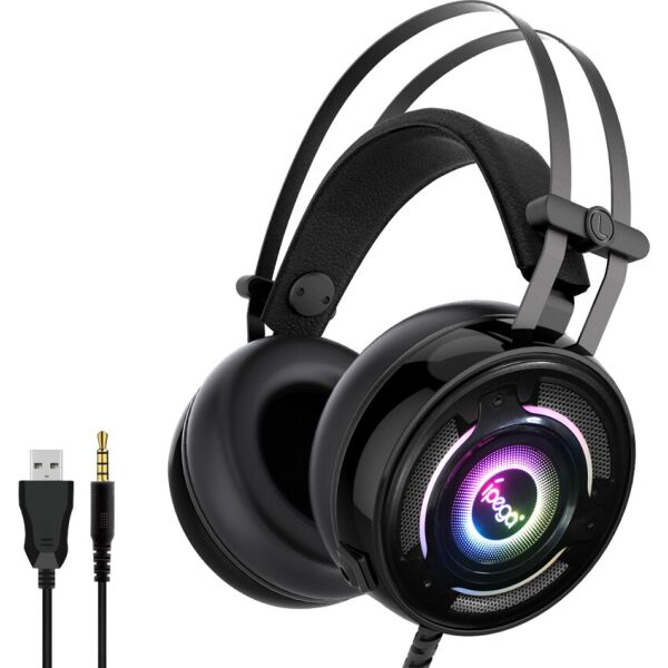 

Геймерские наушники iPega PG-R008 с RGB подсветкой (Черный)