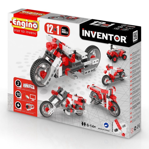 

Авто-конструктор Engino Inventor 12 в 1 - Мотоциклы (1232)
