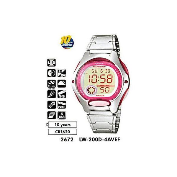 

Наручные часы Casio LW-200D-4AVEF