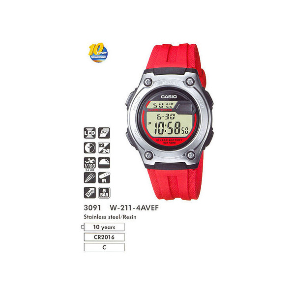 

Наручные часы Casio W-211-4AVEF
